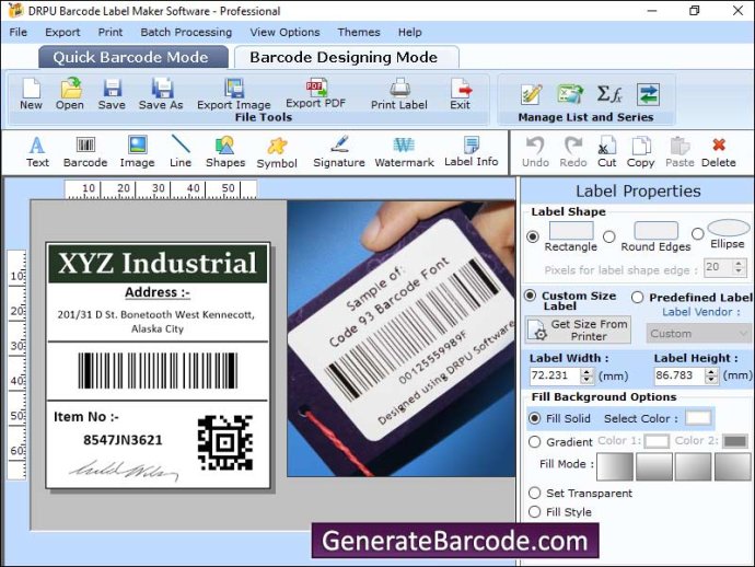 Software de códigos de barras Software de códigos de barras