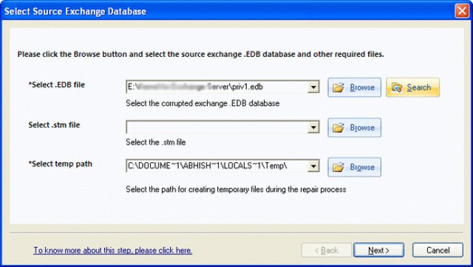 Exchange 2003 Recovery