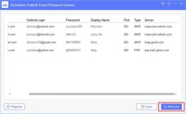 iSunshare Outlook Email Password Genius