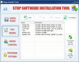 Stop Software Installation Tool