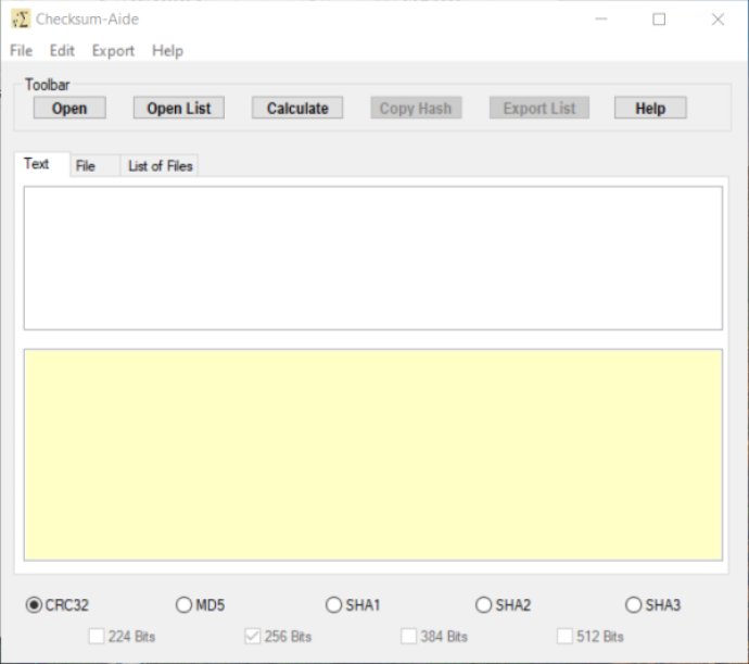 Checksum Aide 64 Bit 1.1.1.0