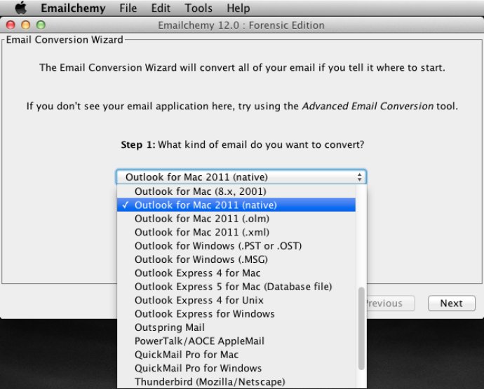 Emailchemy for Mac