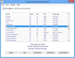 1-abc.net Birthday Reminder