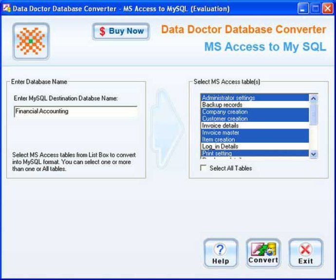 Microsoft Access Database Converter