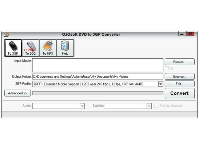 OJOsoft DVD to 3GP Converter