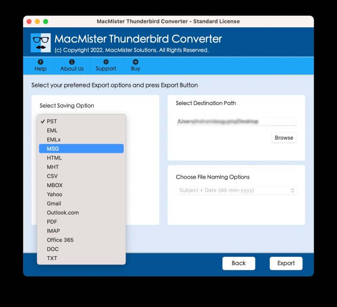 Thunderbird files to Text file on Mac OS Thunderbird files to Text file on Mac OS