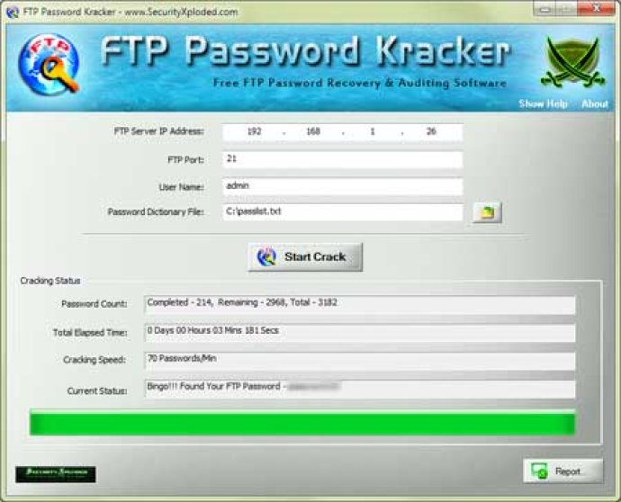 FTP Password Kracker