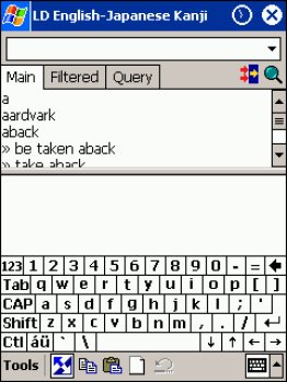LingvoSoft Dictionary English <-> Japanese (Kanji) for Pocket PC