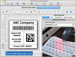 Generate Barcode Mac