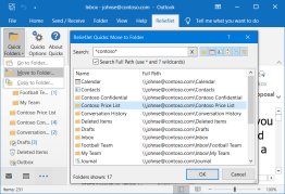 ReliefJet Quick Folders for Outlook