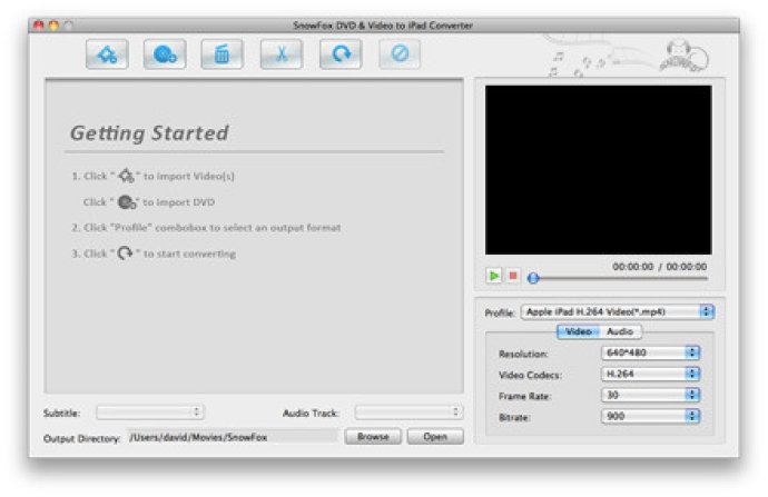 SnowFox iPad Video Converter Pro for Mac