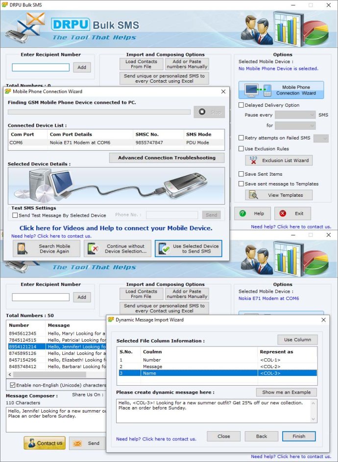 Bulk SMS from PC Bulk SMS from PC