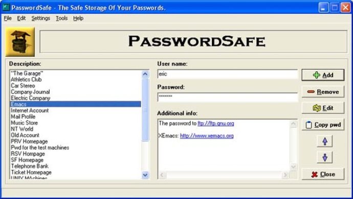 PasswordSafe