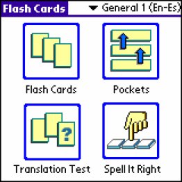LingvoSoft FlashCards English <-> Spanish for Palm OS