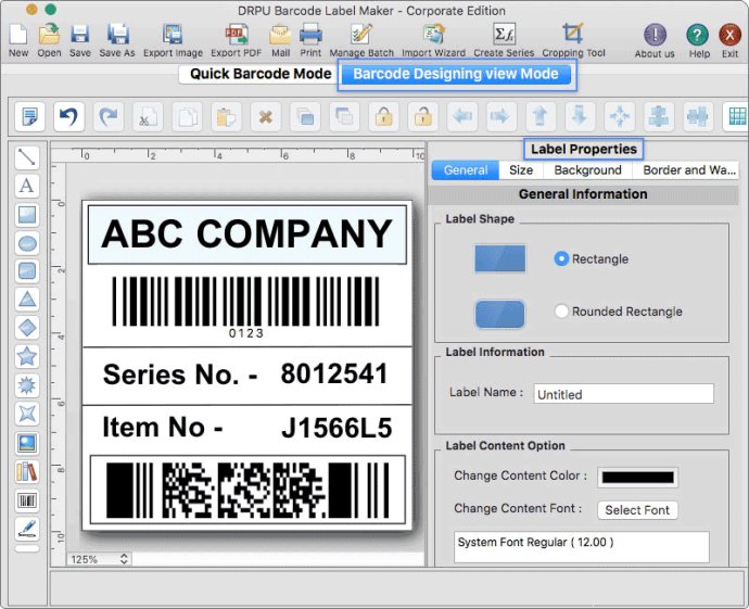 Apple Mac Barcode Generator Software