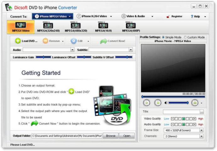 Dicsoft DVD to iPhone Converter