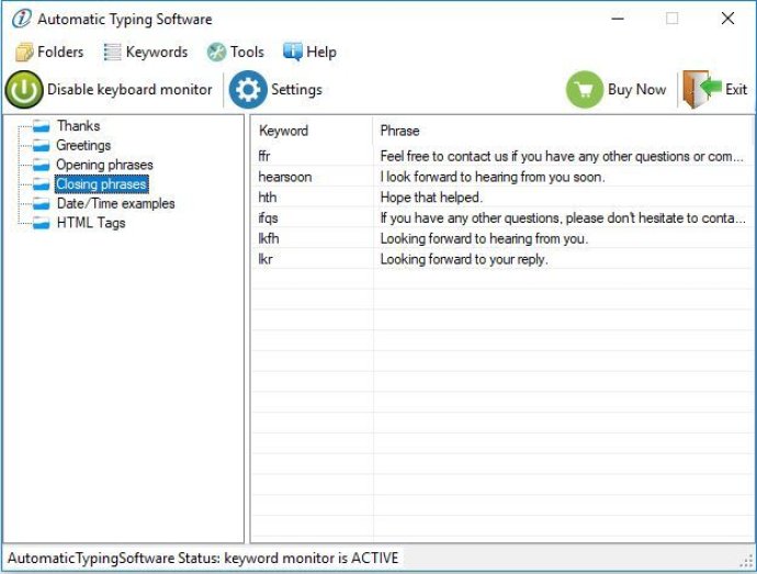 isimSoftware Automatic Typing Software