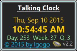 Talking Clock