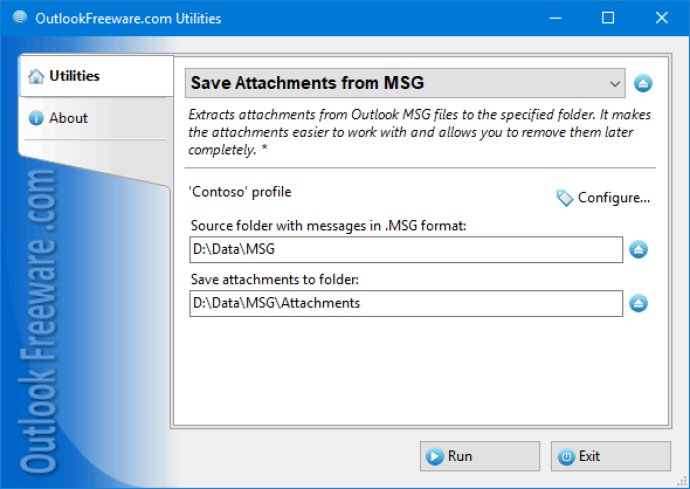 Save Attachments from MSG Files