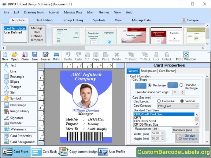 Labels ID Card Maker