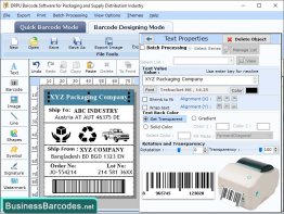 Create and Print Barcode Software