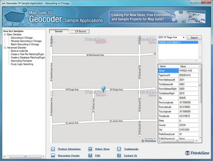 Map Suite Geocoder