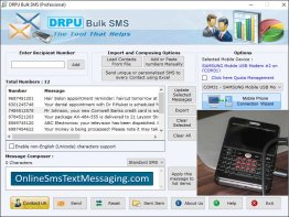 GSM Text Messaging Software