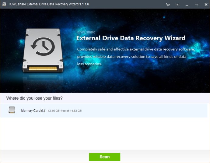 IUWEshare External Drive Data Recovery W