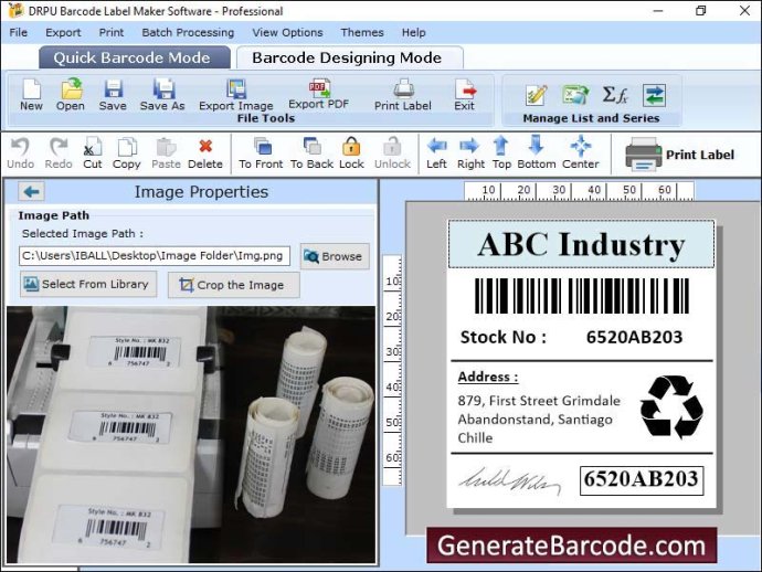 Crear código de barras Crear código de barras