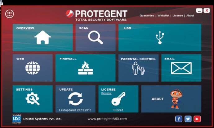 Protegent Total Security Antivirus Solutionw with data recovery