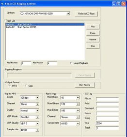 Audio CD Ripping ActiveX Control