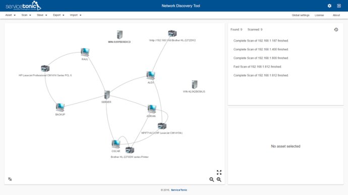 ServiceTonic Network Discovery Tool