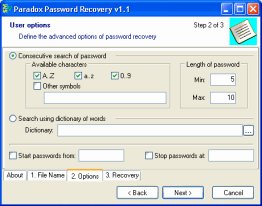 Paradox Password Recovery