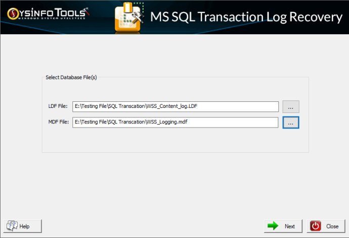 SQL Log Recovery