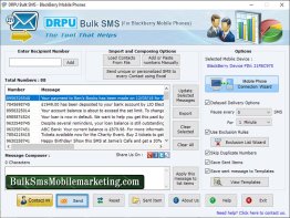 BlackBerry Bulk SMS Mobile Marketing