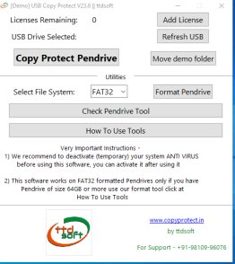 USB Copy Protection Android Win  ttdsoft