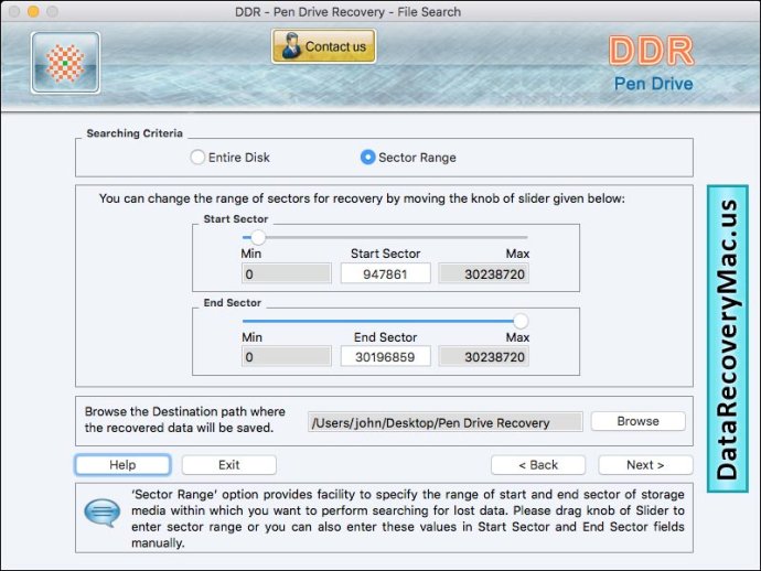 Mac Data Recover for USB