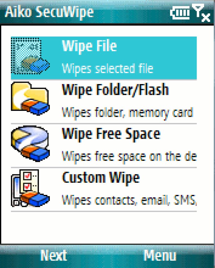 SecuWipe for Smartphone