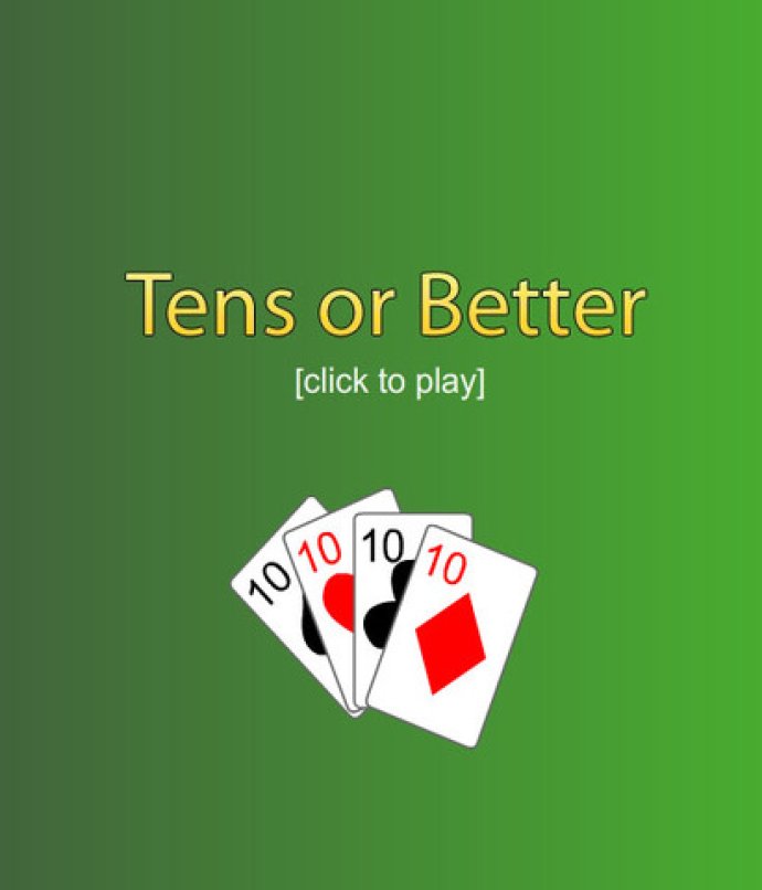 Free Poker 10's or Better