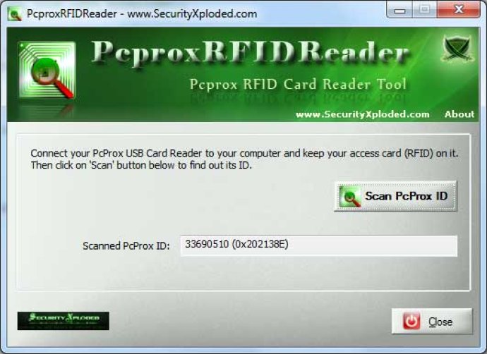 RFID Reader for Pcprox