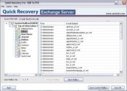 Exchange Database to Outlook