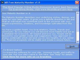 MB Maturity Number