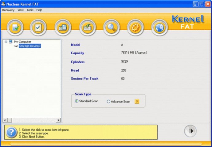 Nucleus FAT Data Recovery