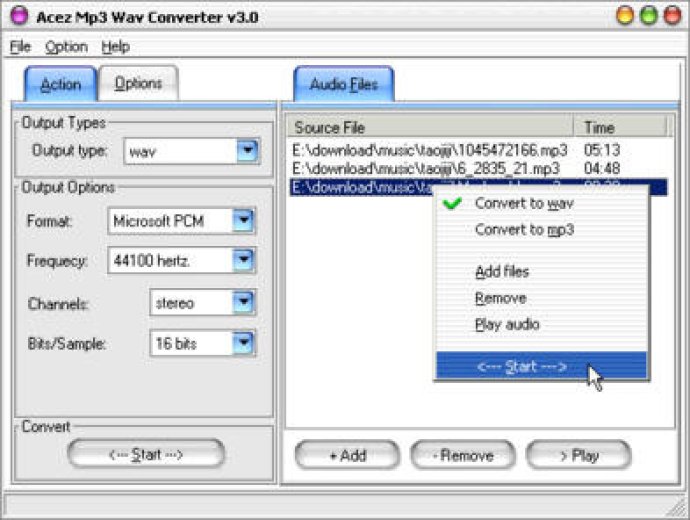 Acez MP3 WAV Converter