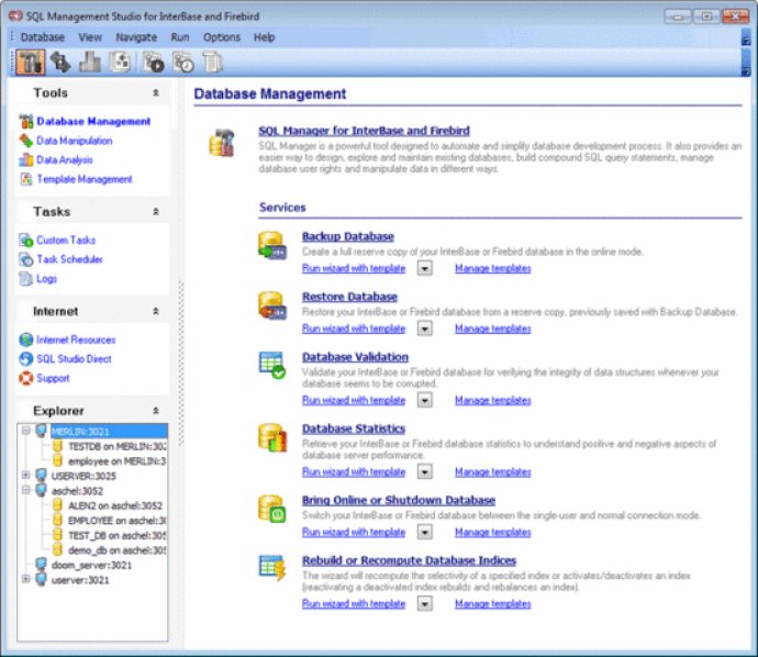 EMS SQL Management Studio for InterBase/Firebird EMS SQL Management Studio for InterBase/Firebird