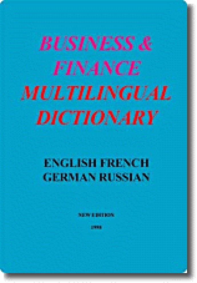 Business & Finance Multilingual Dictionary