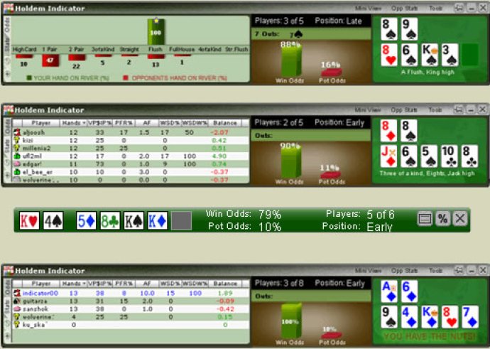 Holdem Indicator Poker Odds Calculator