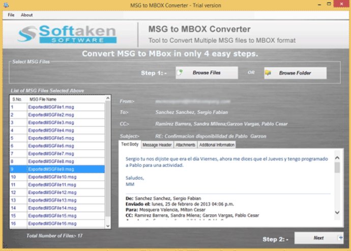 Migrate MSG to MBOX
