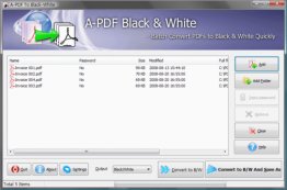 A-PDF to Black/White