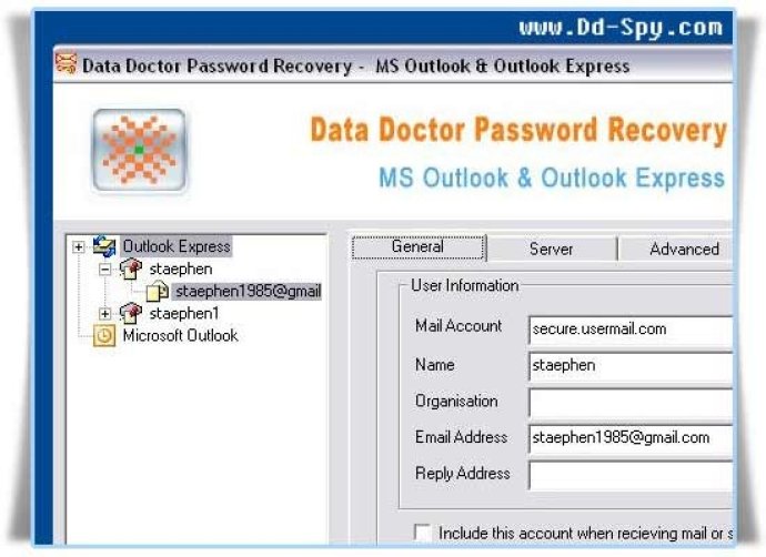 Outlook Login Identity Recovery Tool